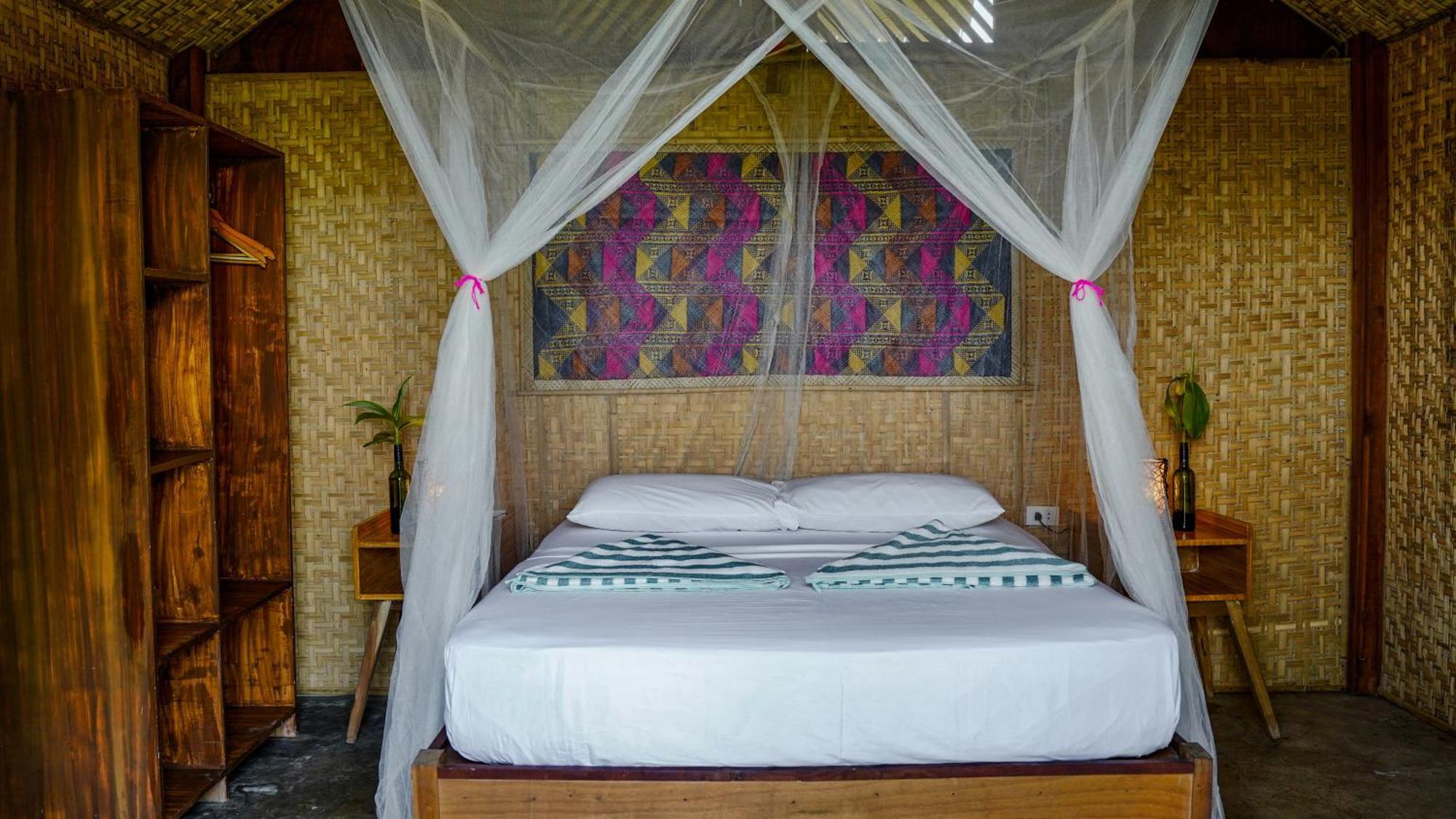 Eco Sanctuaries Nature Lodge Nacpan Beach, El Nido Bagian luar foto