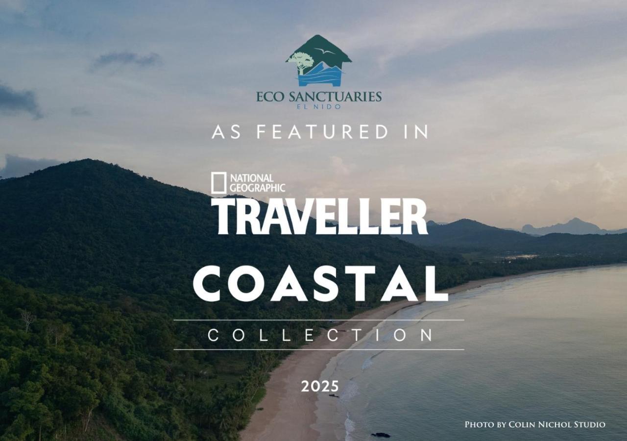 Eco Sanctuaries Nature Lodge Nacpan Beach, El Nido Bagian luar foto